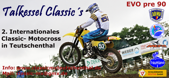Dit weekend “Talkessel Classic’s” Vintage motocross in Teutschenthal!