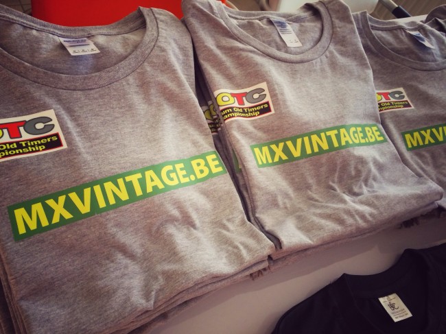 Ze zijn bijna op ……………… de t-shirts van MXvintage!