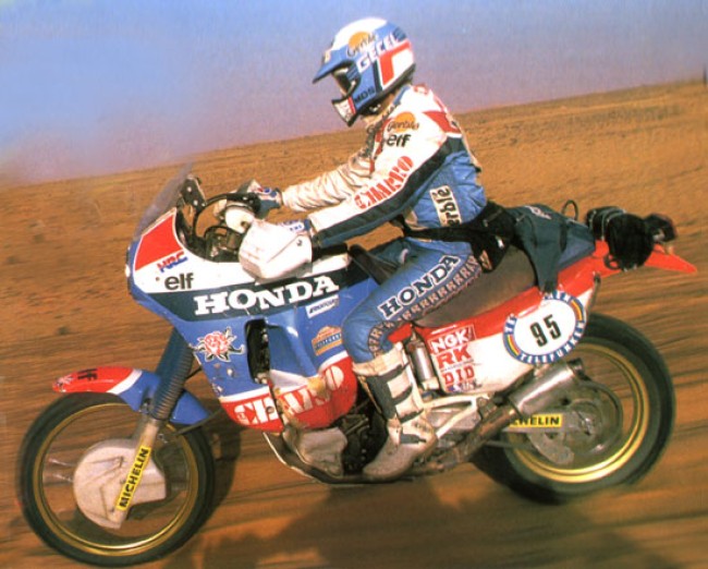 Paris-Dakar 1987: Het duel tussen Cyril Neveu en Hubert Auriol.