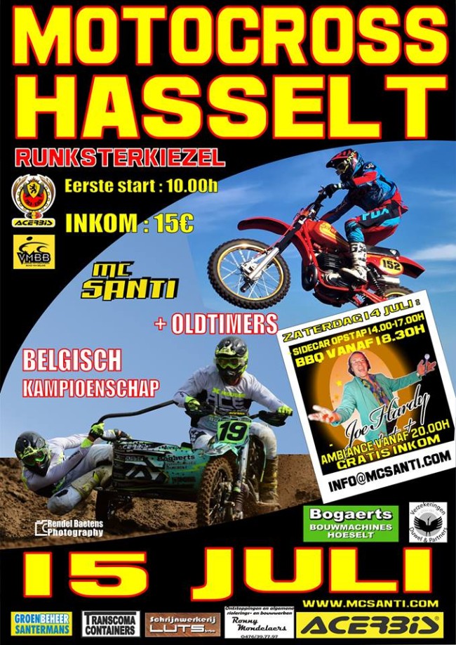 Nieuws over de oldtimerreeksen te Hasselt op 15 juli!