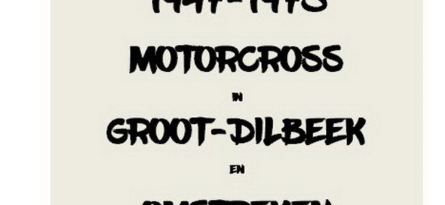 Nieuw boek: Motorcross in Groot-Dilbeek en omstreken
