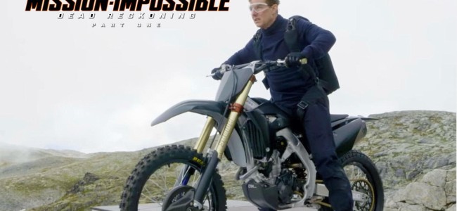 VIDEO: Tom Cruise stunt met crossmotor voor nieuwe Mission Impossible