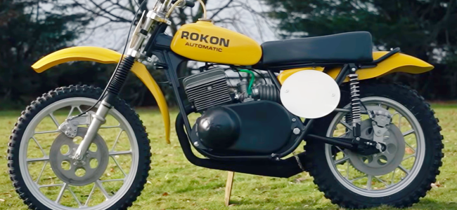 VIDEO: Is de Rokon RT340 de vreemdste crossmotor ooit?